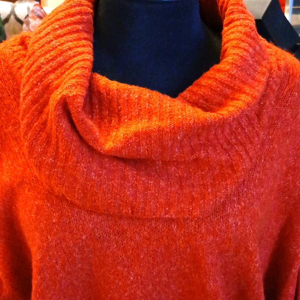 Michael Kors Wool  blend Drape Red Sweater M